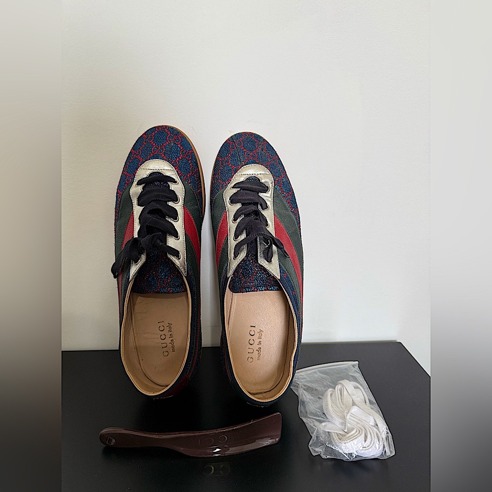Gucci 'Falacer Lurex Web' sneakers for Men